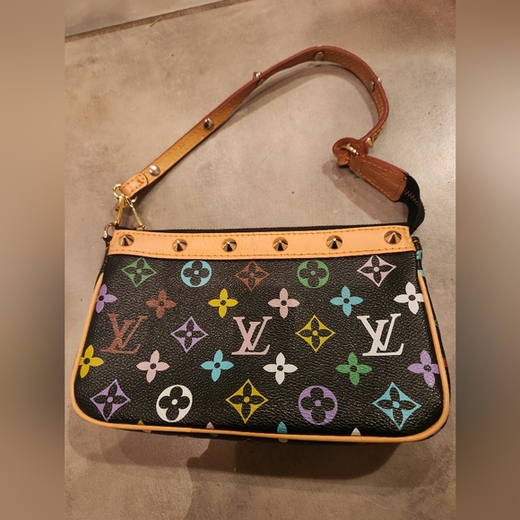 Multicolor Monogram Shoulder Bag - Picture 7 of 13